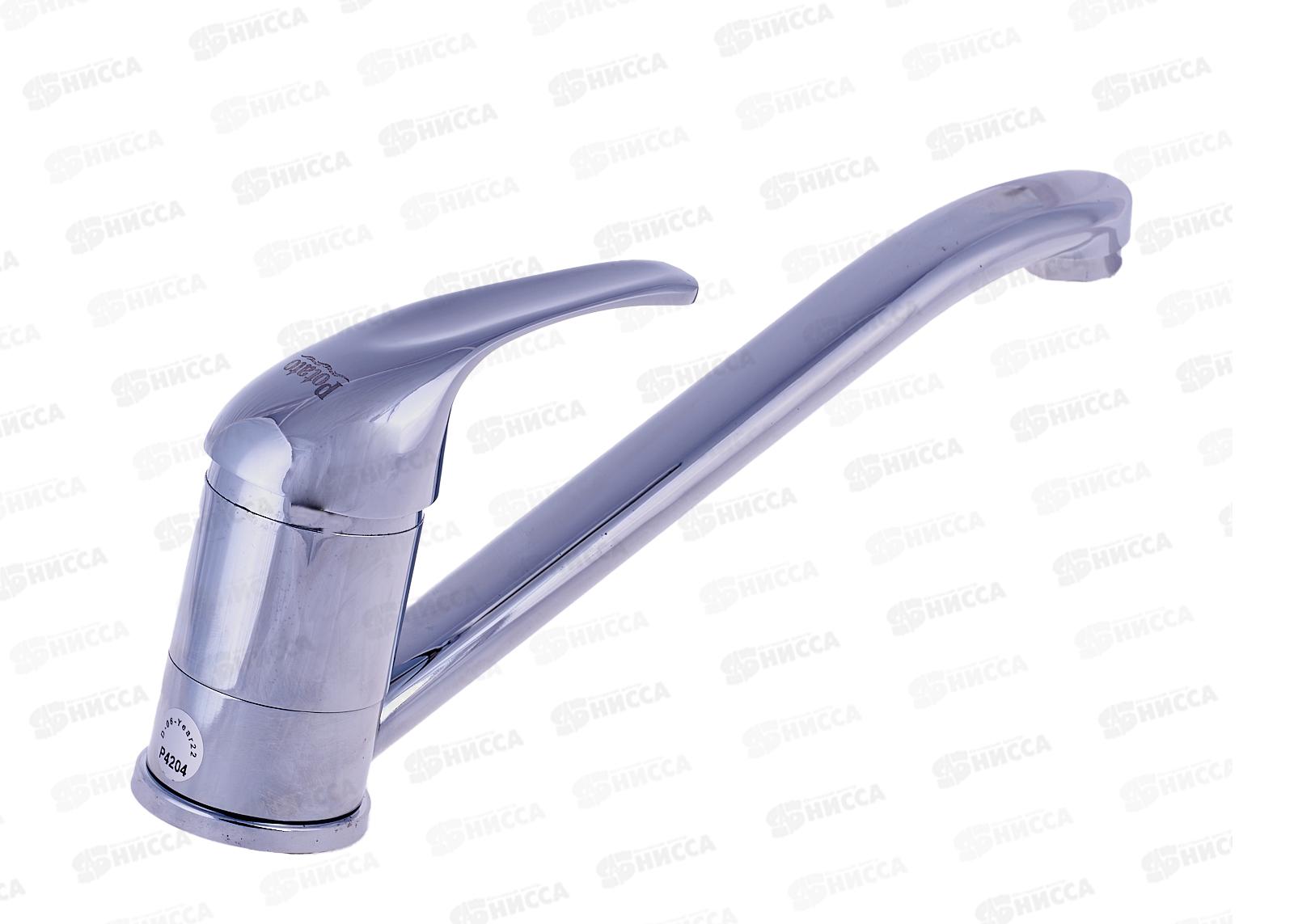 Смеситель для кухни РОТАТО Р4204 длинный, гайка