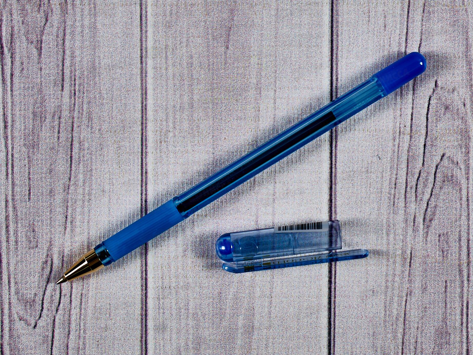 Ручка с металическим наконечником MC Gold синяя, 0.7мм, BMC-07-02 *12/144/1728