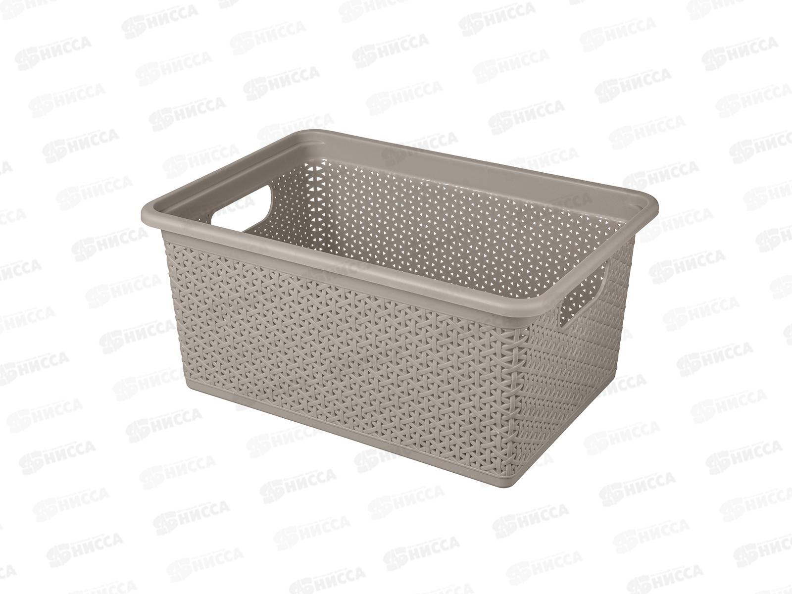 Корзина 20л &quotWenge" 430*300*200мм серый 221305835/04