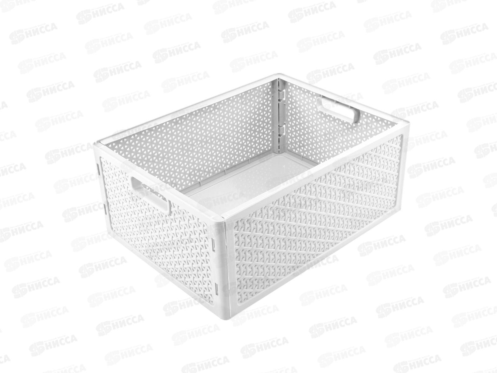 Ящик 10л &quotWenge" 320*240*130мм светло-серый 221306421/03