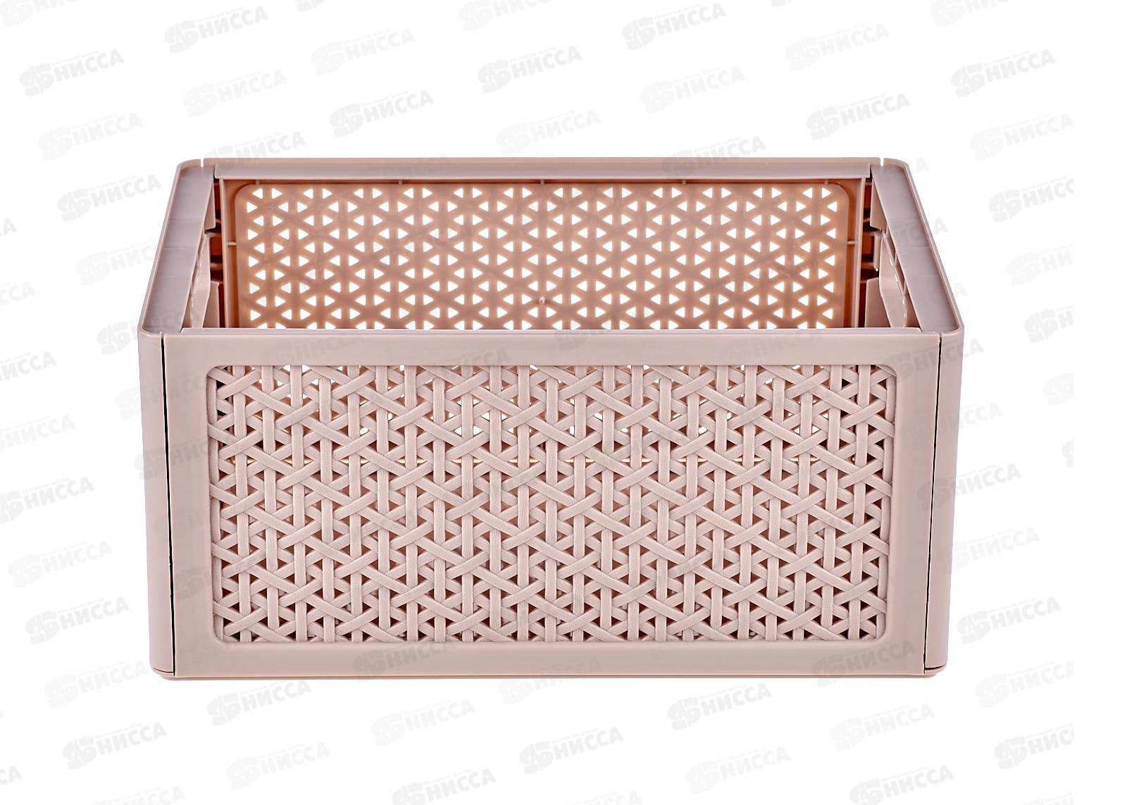 Ящик 4,3л &quotWenge" 240*160*110мм бежевый 221306327/03