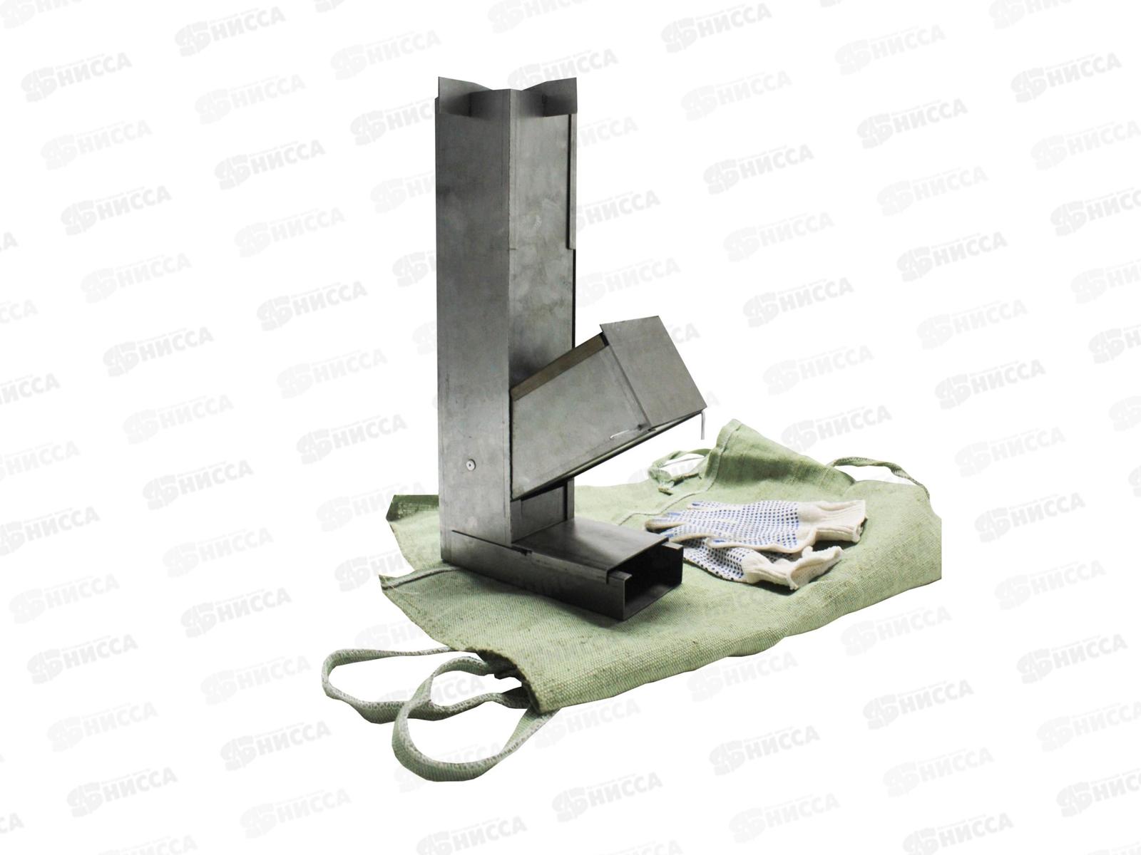 Турбо-печка туристическая разборная КЯХТА, 405*95*220мм, в сборе 405*50*95мм, +огнеупорный фартух, ON