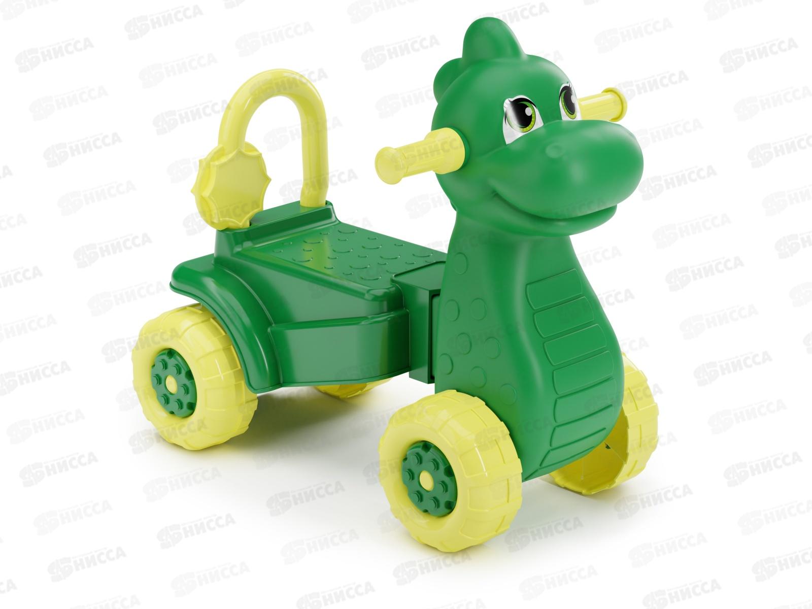 Каталка &quotДракон&quot зеленый М3897 *2