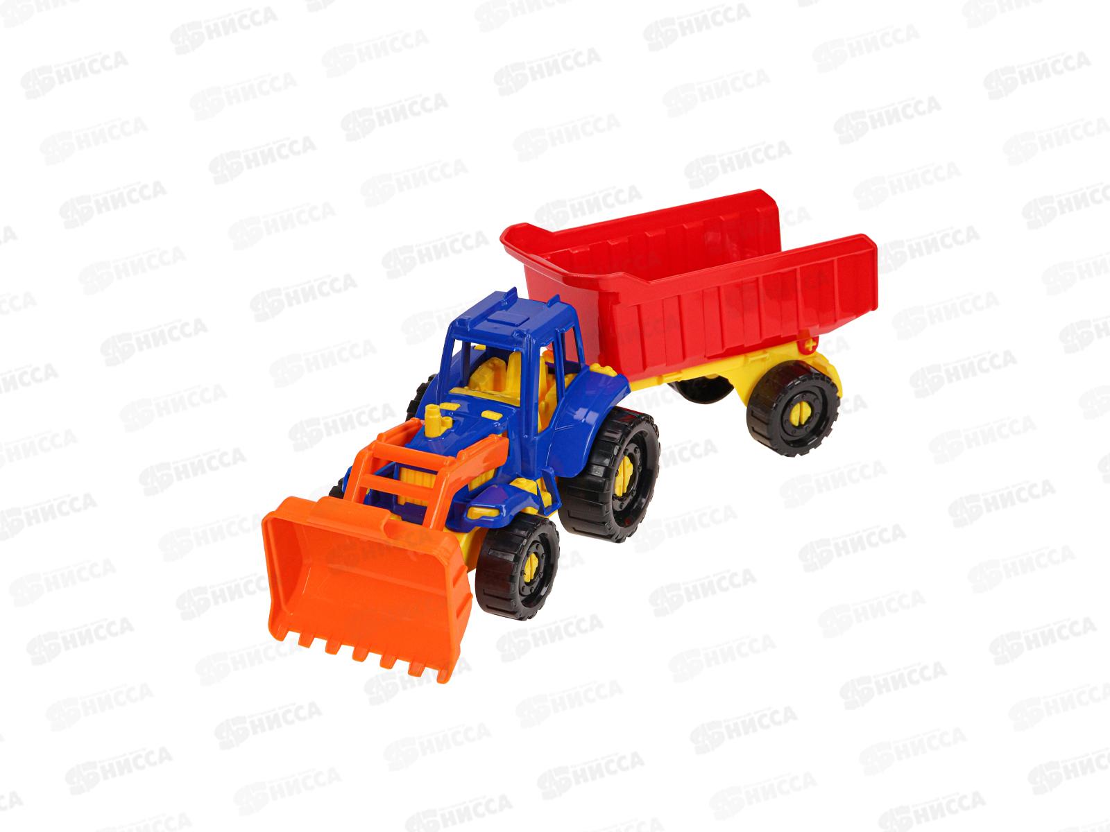 Трактор &quotИван&quot Бульдозер с прицепом Классический, И-2397  *12