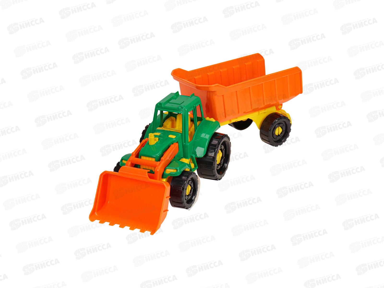 Трактор &quotИван&quot Бульдозер с прицепом Фермерский, И-2398  *12