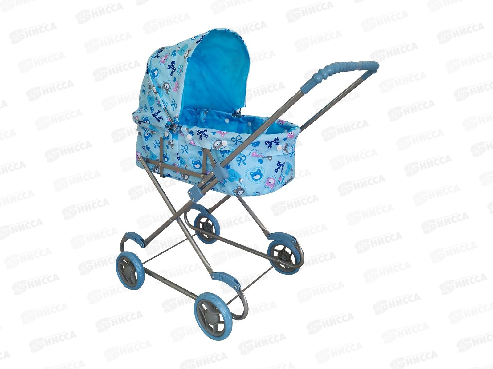 Коляска кукольная 9308WA с люлькой 64*73см в пакете