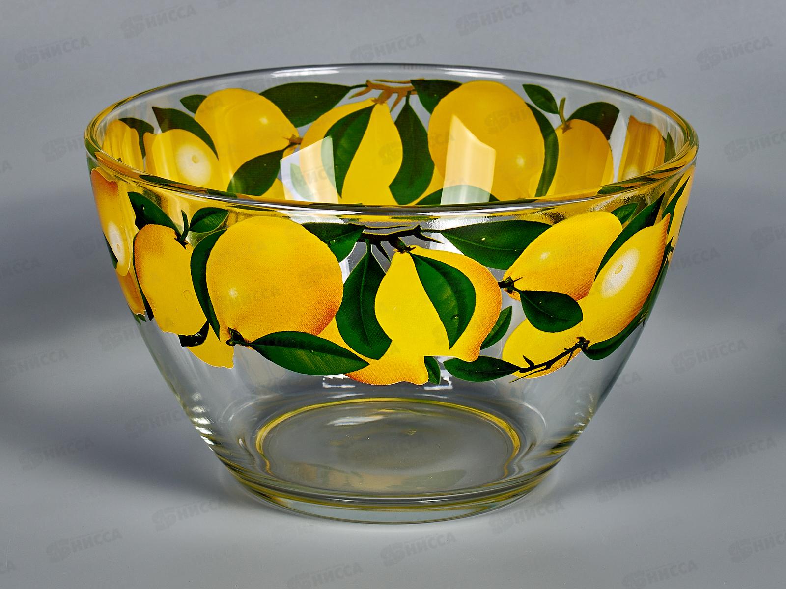 Салатник большой 326/1-Д Лимоны круг