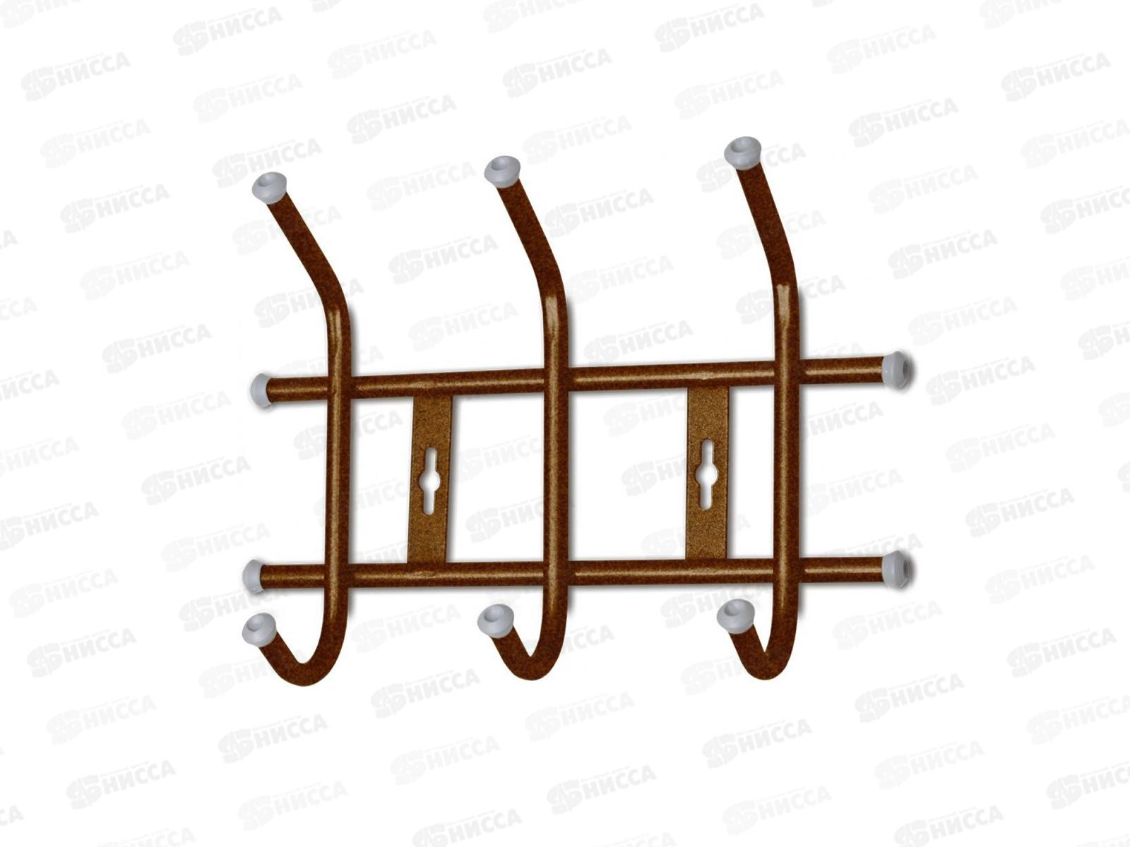 Вешалка настенная 280*215мм (3 крючка) ВНТ3