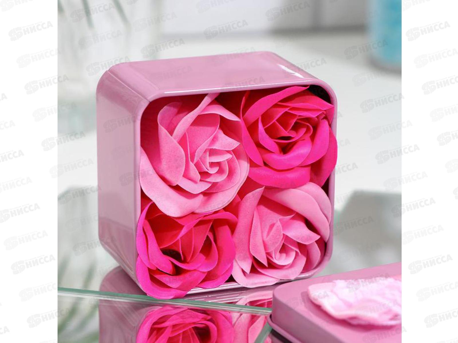 Набор подарочный &quotРозы&quot 4 мыльных лепестка 6962291
