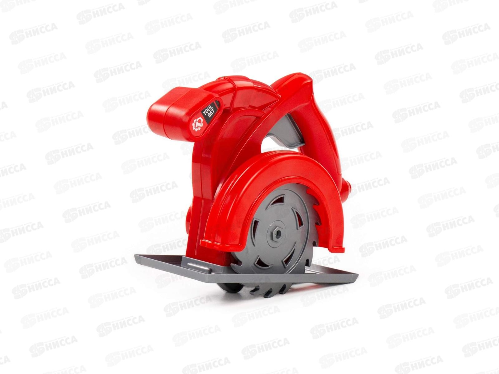 Циркулярная пила игрушечная (красная) 90430 в пакете  *12