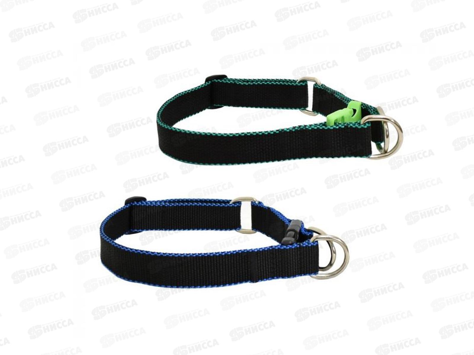 Ошейник ZooMoDa капроновый  30 с 2 кольцами 91624