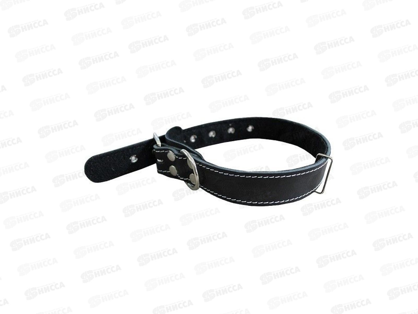 Ошейник ZooMoDa кожаный 30 (1) с подкладом 44951