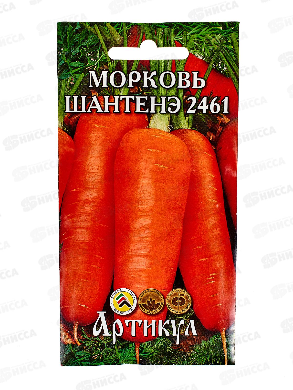 Морковь Шантенэ 2461 2г цветной пакет *10  АРТ +
