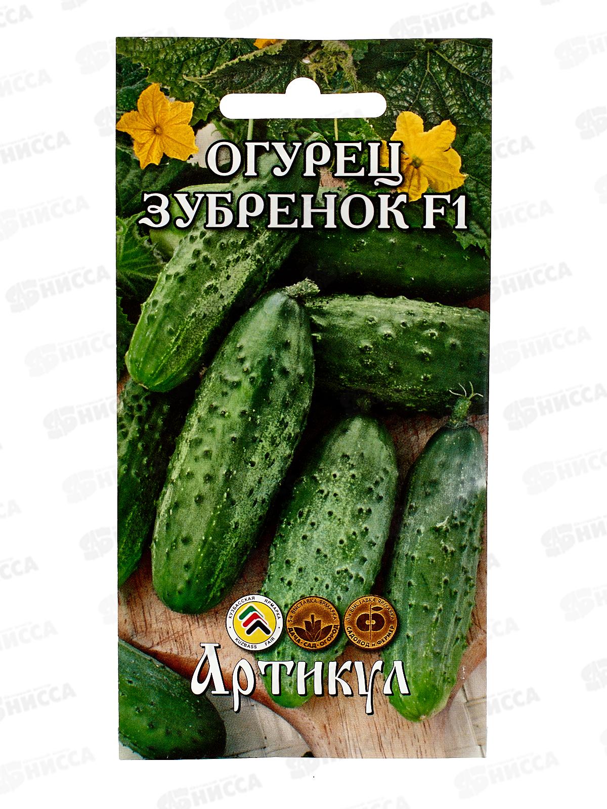 Огурец Зубренок F1 0,34г цв/п *10  АРТ