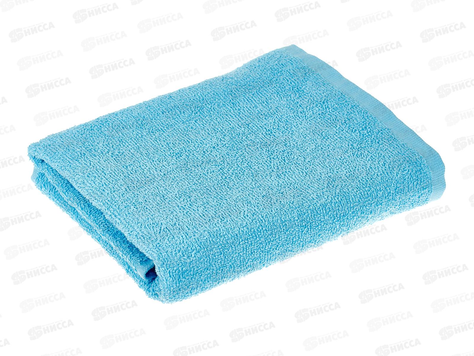 Полотенце махровое 50*80 ГК 360гр (01-028 небесный) без бордюра