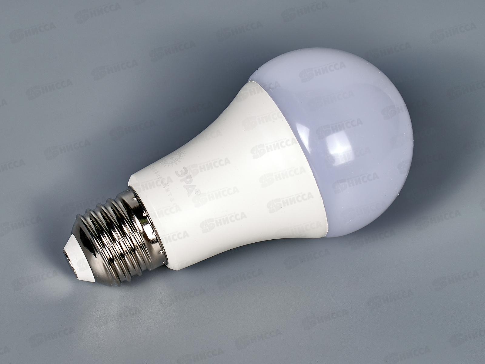 Лампа светодиодная ЭРА STD LED A60-17W-840-E27 17Вт 4000К *10/100