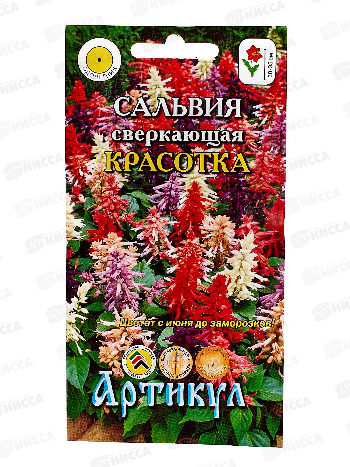 Сальвия Красотка сверк 10шт *10  АРТ