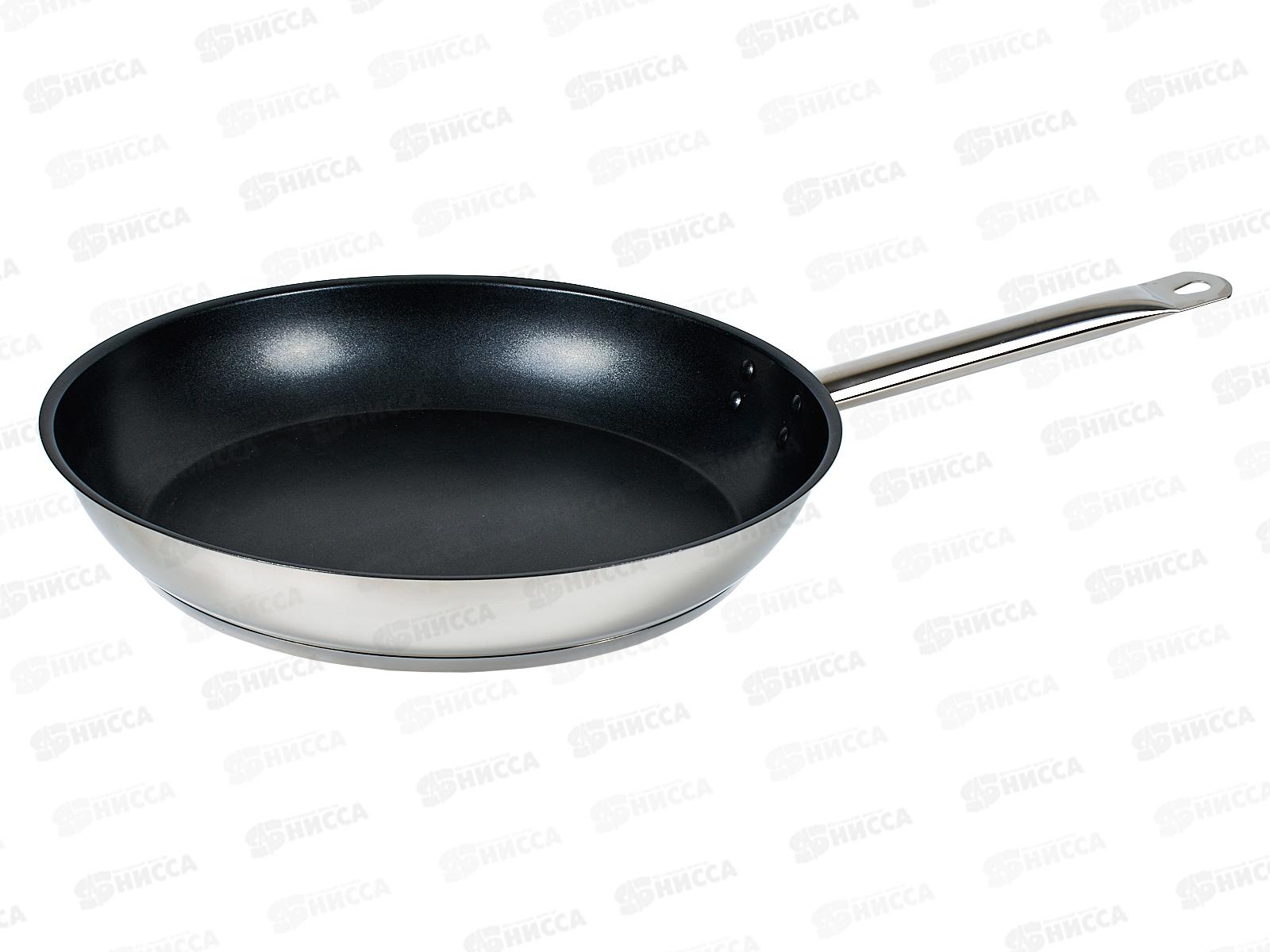 Сковорода 34см без крышки (общепит) корпус 0,6мм индукционное дно КТ-ОБ-СA-34