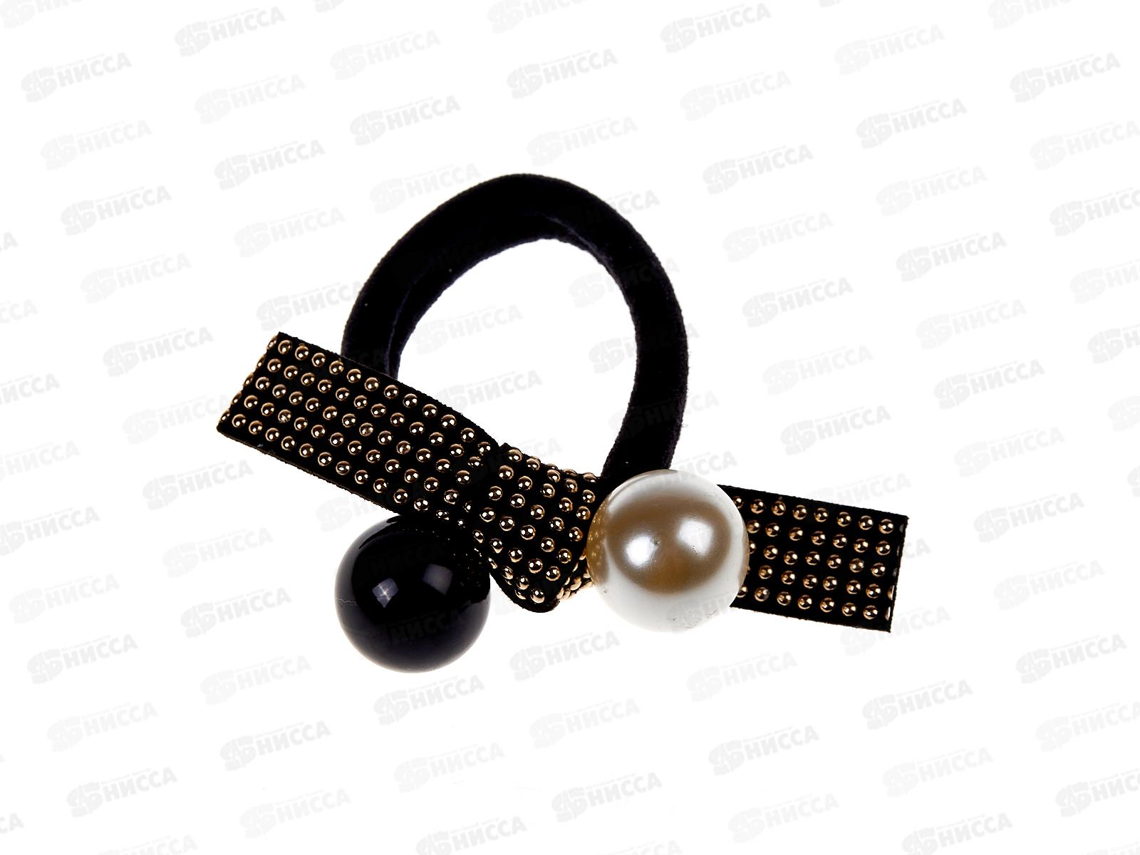 Резинка для волос Бант крупный жемчуг №7247