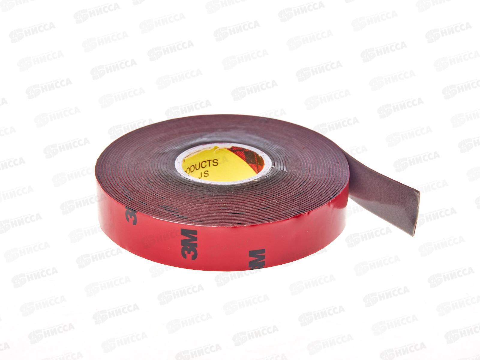 Скотч двусторонний 3M 15мм  5м красный *8