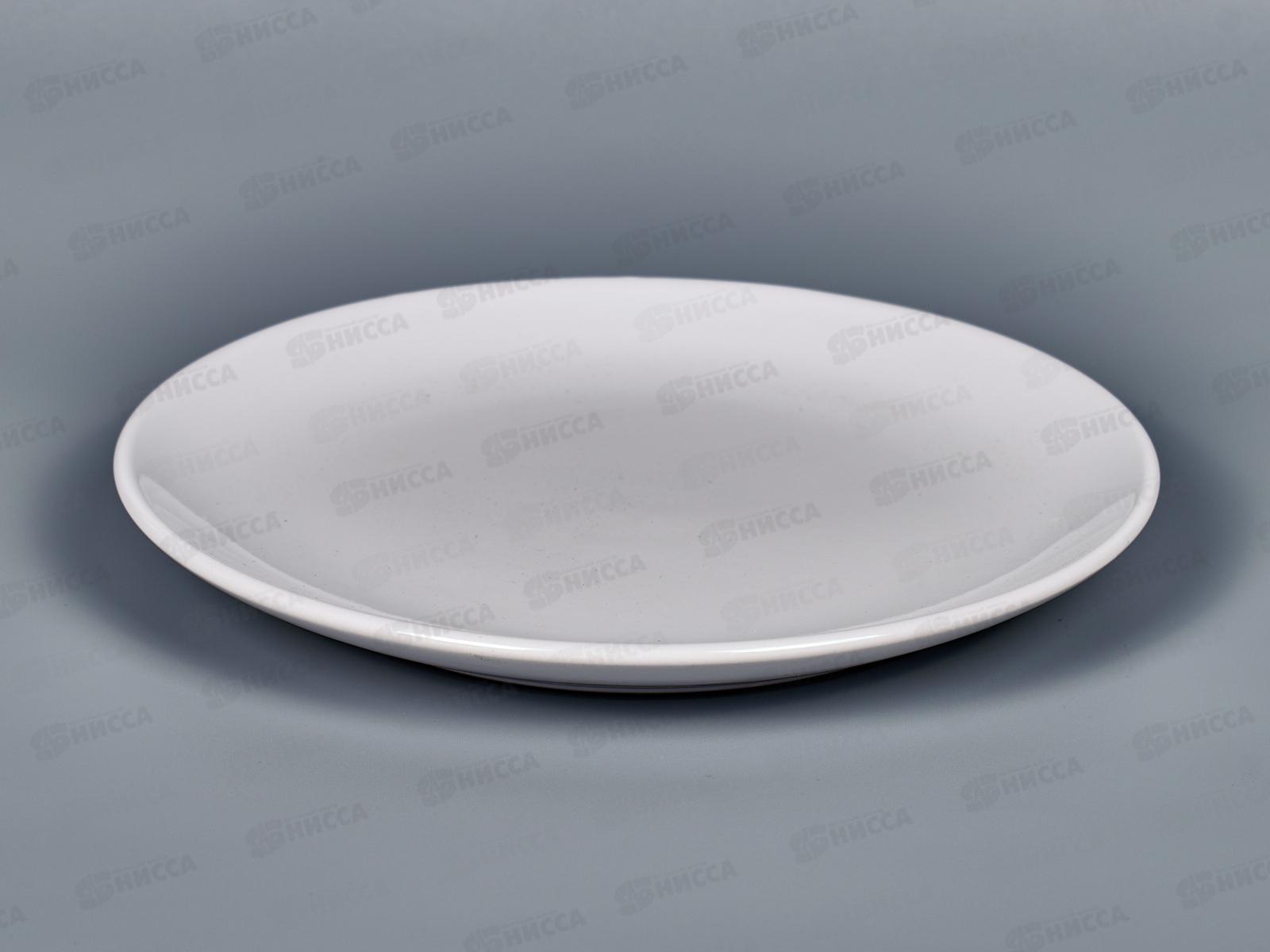Тарелка плоская круглая d-20см 12/60 тл8/бел Белый