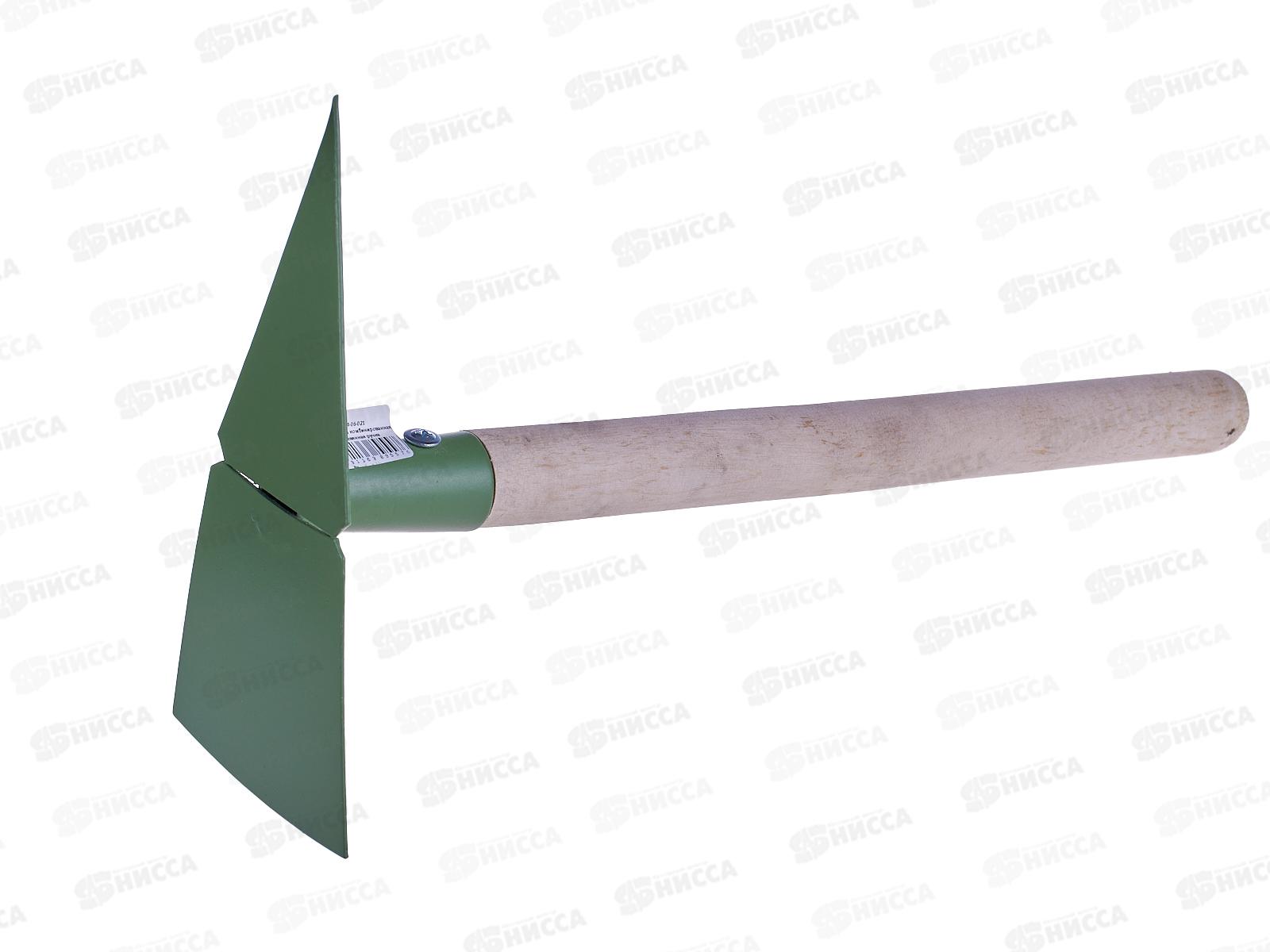 Мотыжка + бороздовик, п/о, деревянный черенок ON, 24-06-021