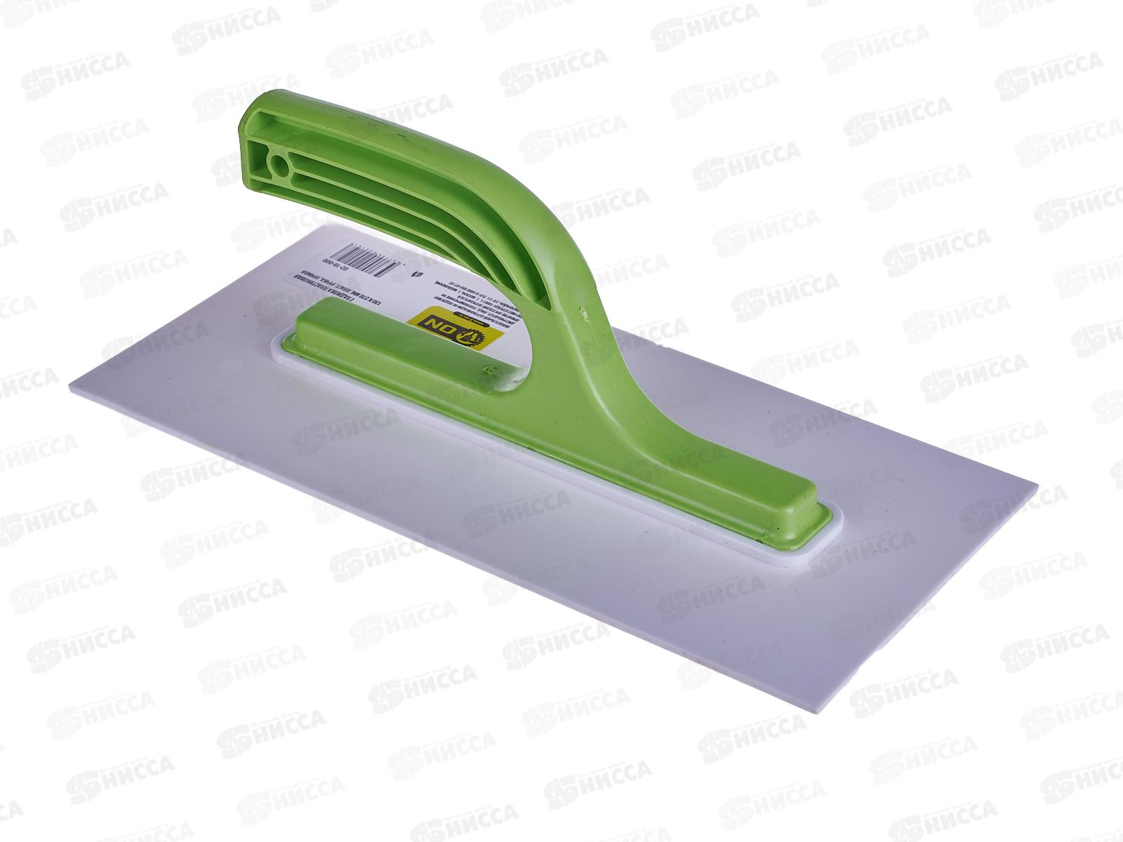 Гладилка пластиковая 130*270мм, пласт. ручка прямая, 02-16-000