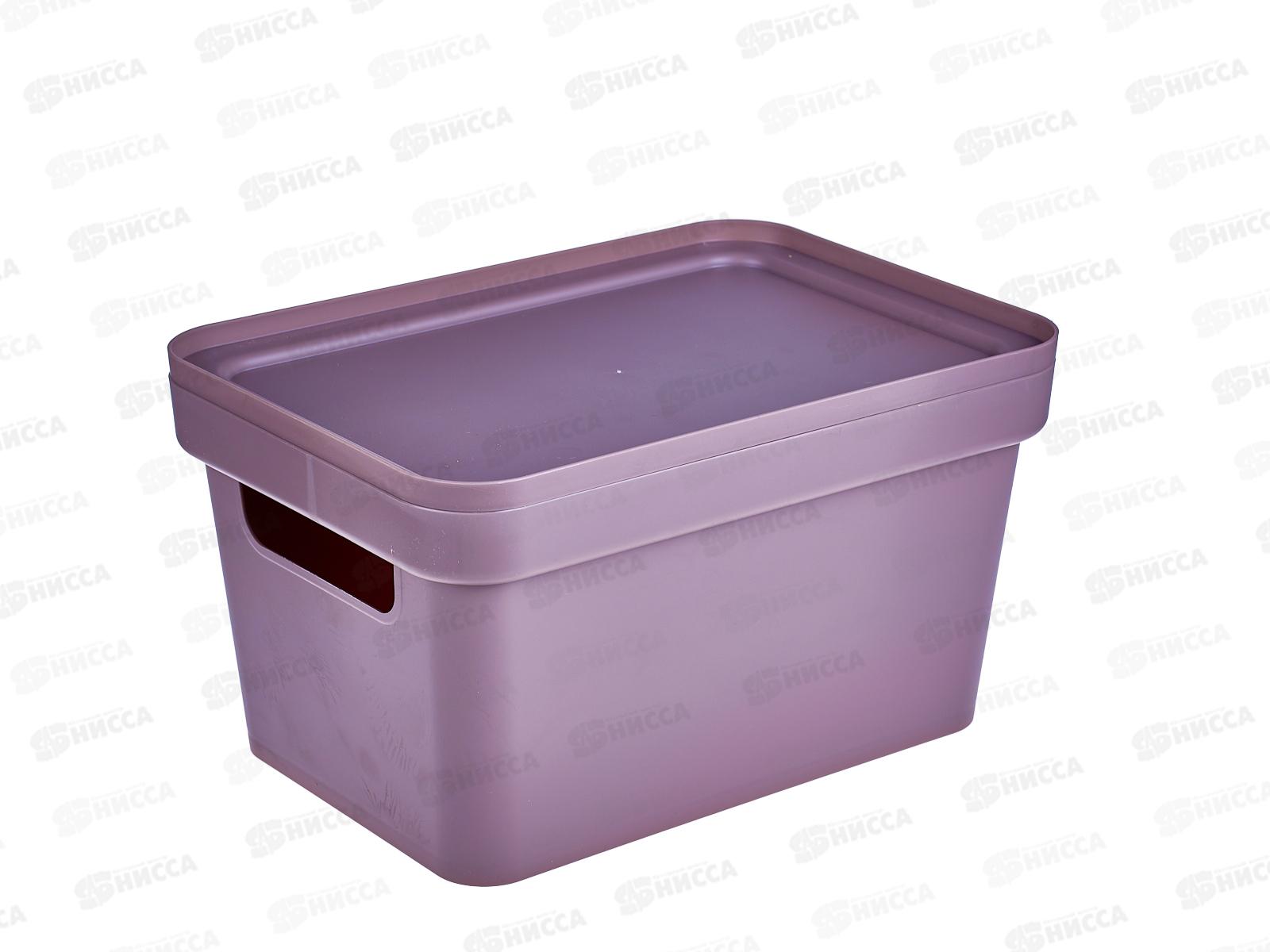 Коробка для хранения Фортуна 270*190*150 коричнево-сераяС745КСЕР*12