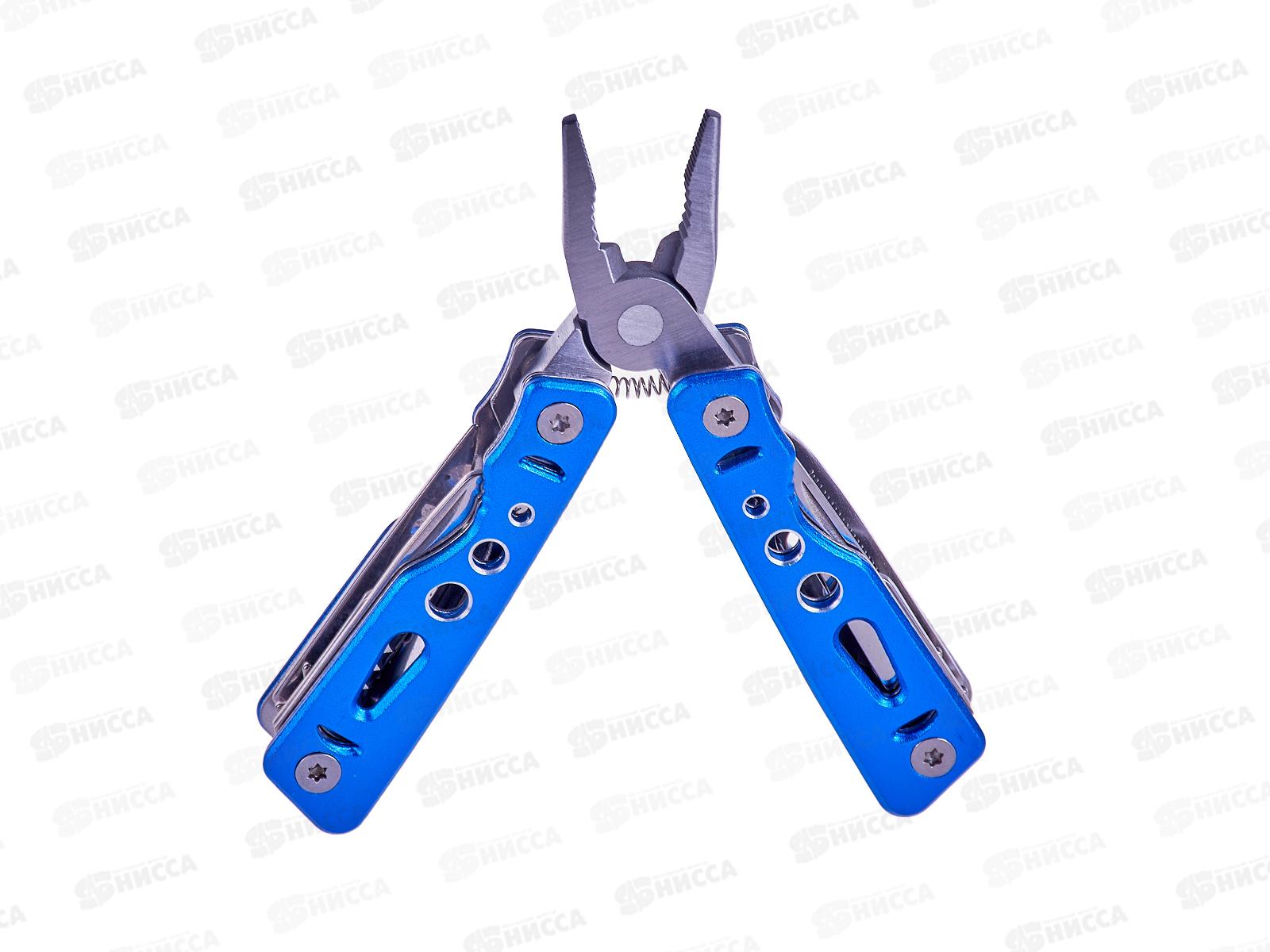 Мультитул (плоскогубцы) Следопыт 9пр. в чехле, в коробке, MT-18