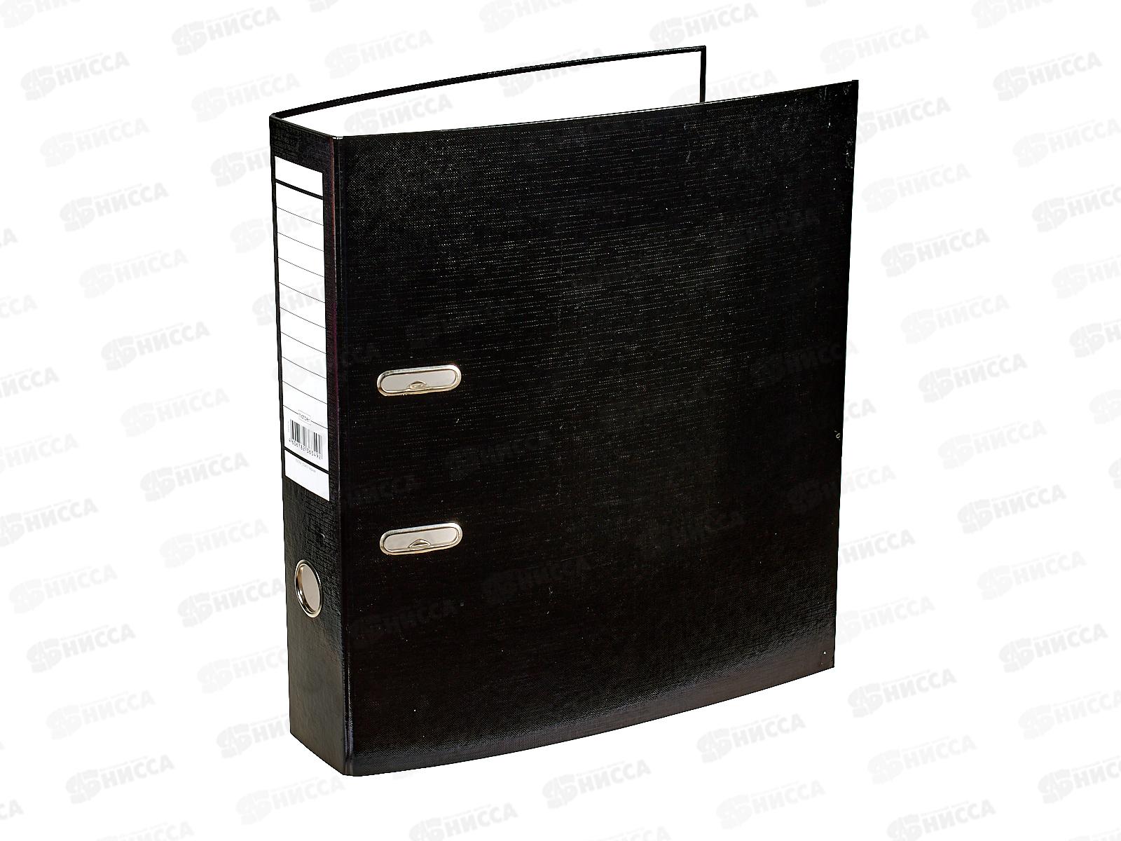 Регистратор Hatber А4 70мм б/в Metallic черн. 03401 *20/100