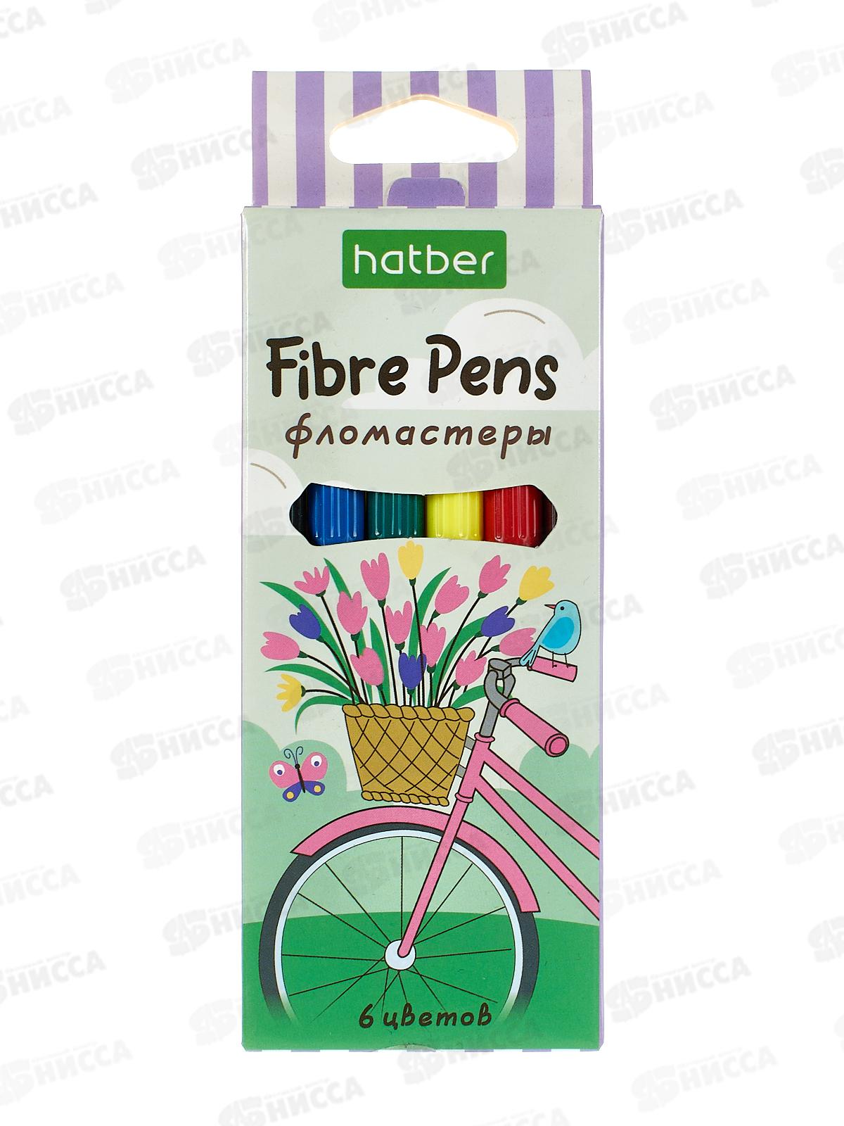 Фломастеры 6 цветов Hatber, Прогулка,077628 *24/480