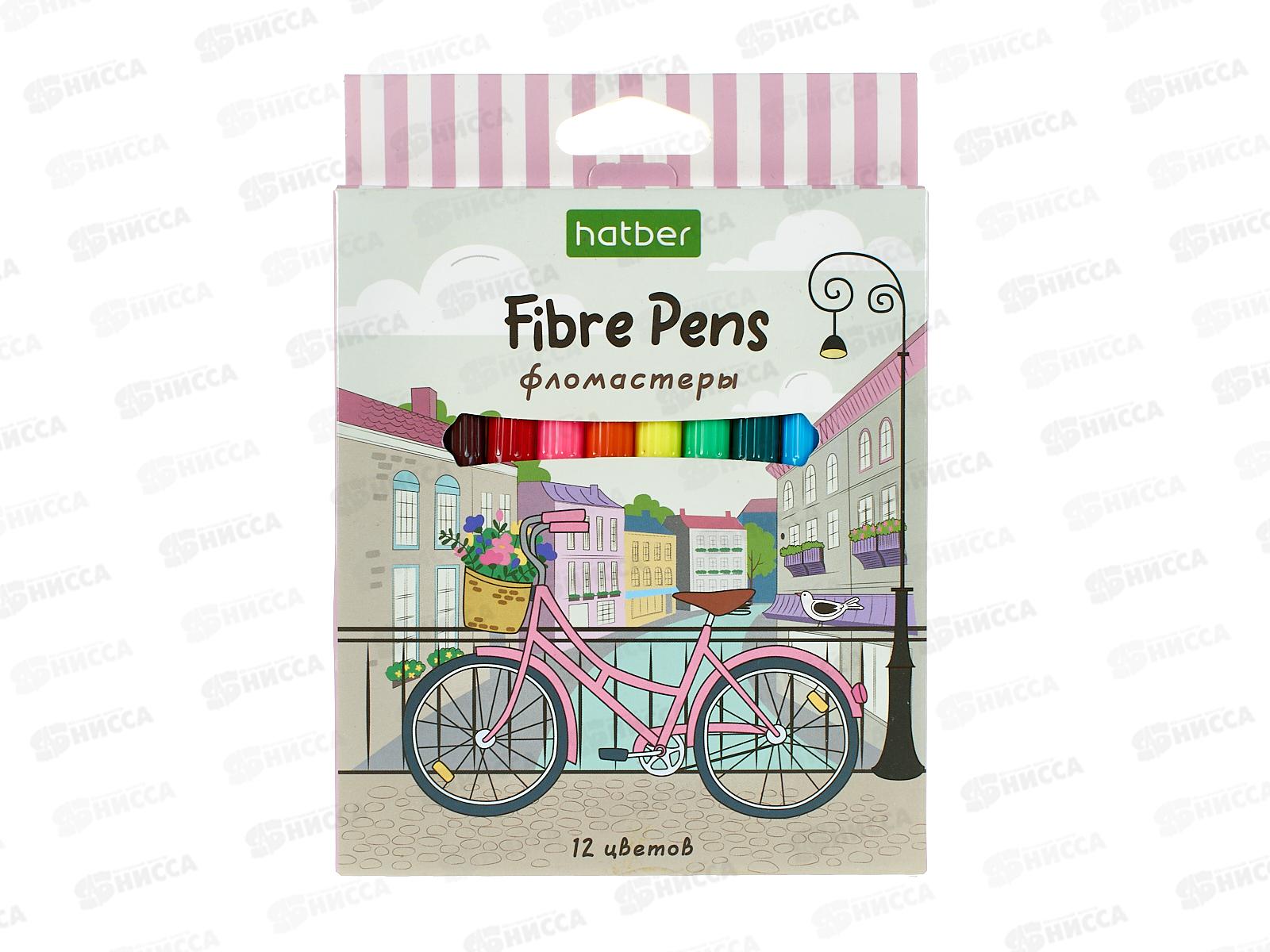 Фломастеры 12 цветов Hatber Прогулка,077629 *12/192