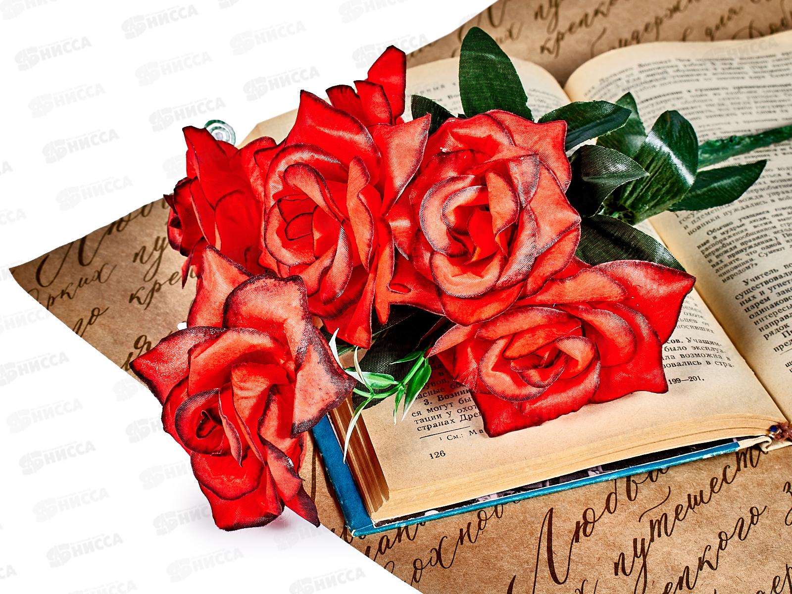 Букет роз 6голов 35см №А-35 42487 *4/40