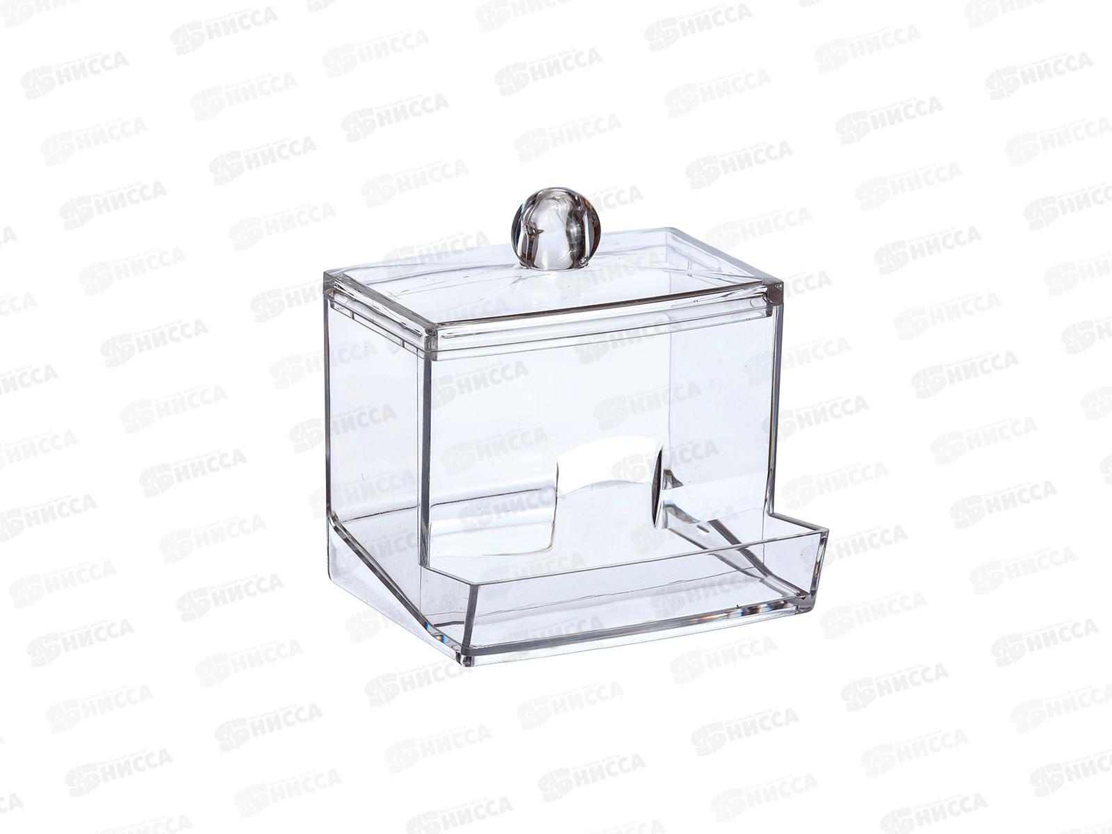 Контейнер для ватных палочек Прозрачный М1603 *14