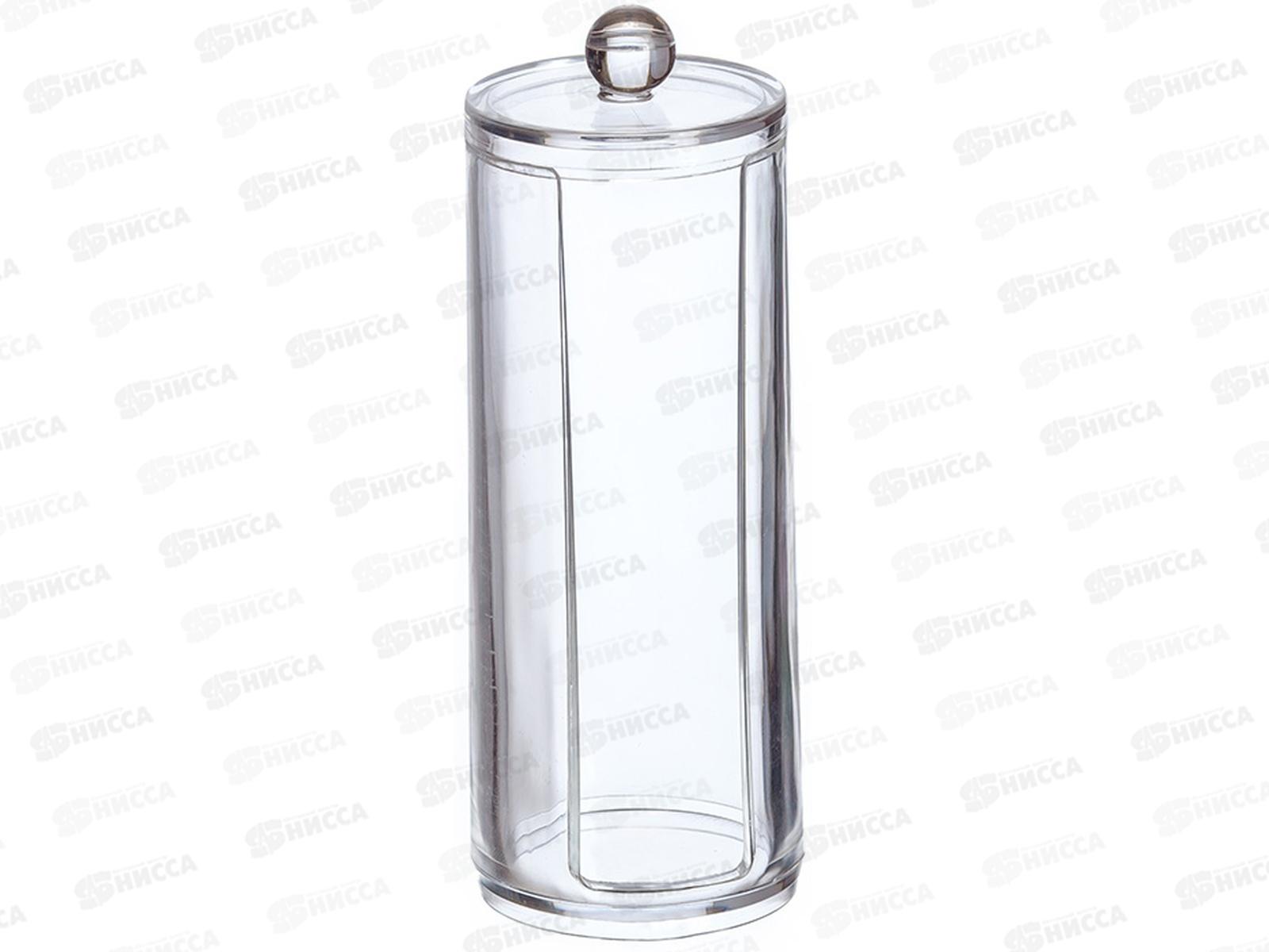 Контейнер для ватных дисков Прозрачный М1604 *18