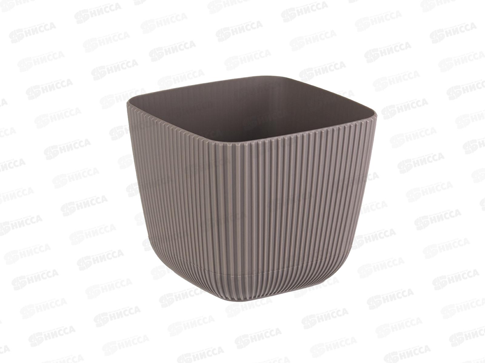 Кашпо ПИКАНТО 0,65л Французский серый М3208 *18
