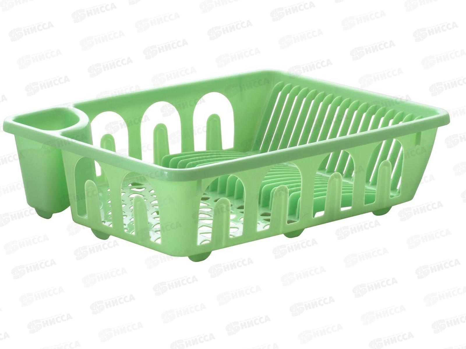 Сушилка для посуды без поддона мятная ИНТ *8