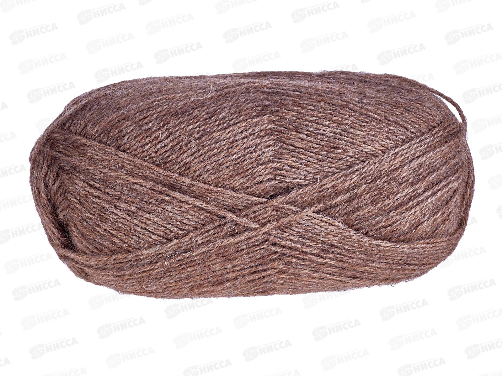 Пряжа Верблюжка Какао 113 70шерсть 30акрил 100гр 250м