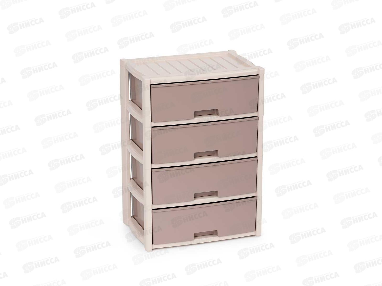 Комод 4-х секционный &quotКолорит&quot широкий Бежевый М8759 *1