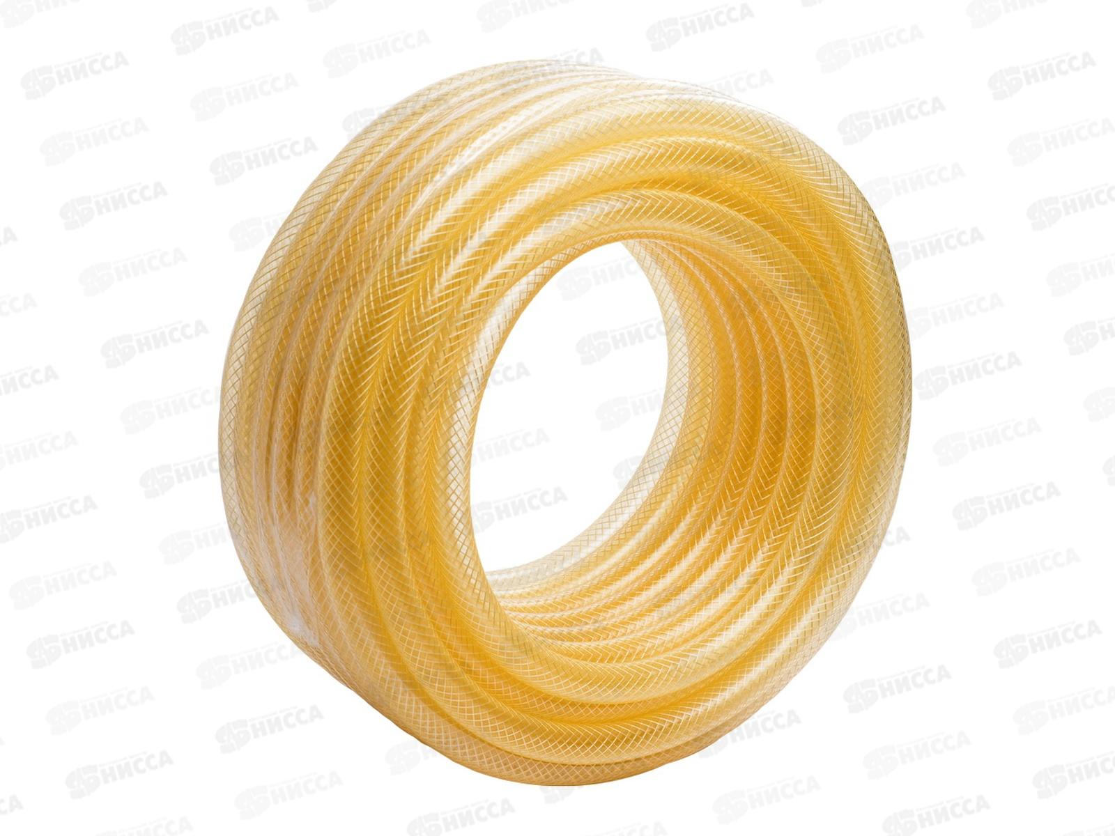 Шланг поливочный &quotСиликон&quot трёхслойный армированный 3/4&quot 25м (прозрачный) Вихрь