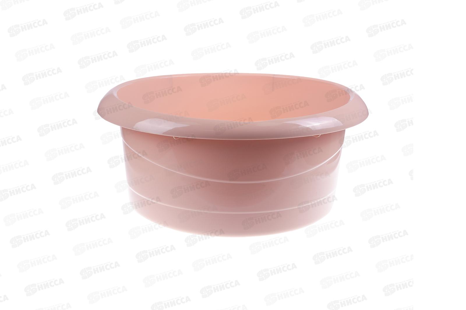 Таз 10л пищевой "Волна" бежево-розовый Ангарск *5