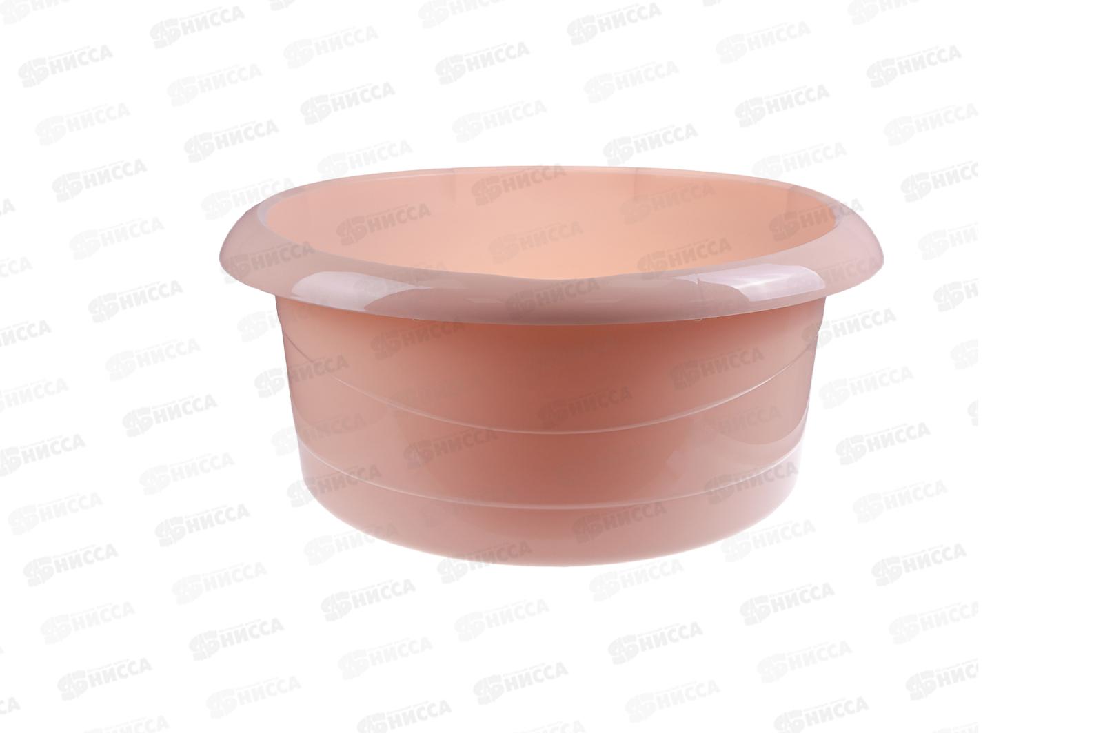 Таз 26л пищевой &quotВолна&quot бежево-розовый Ангарск *5