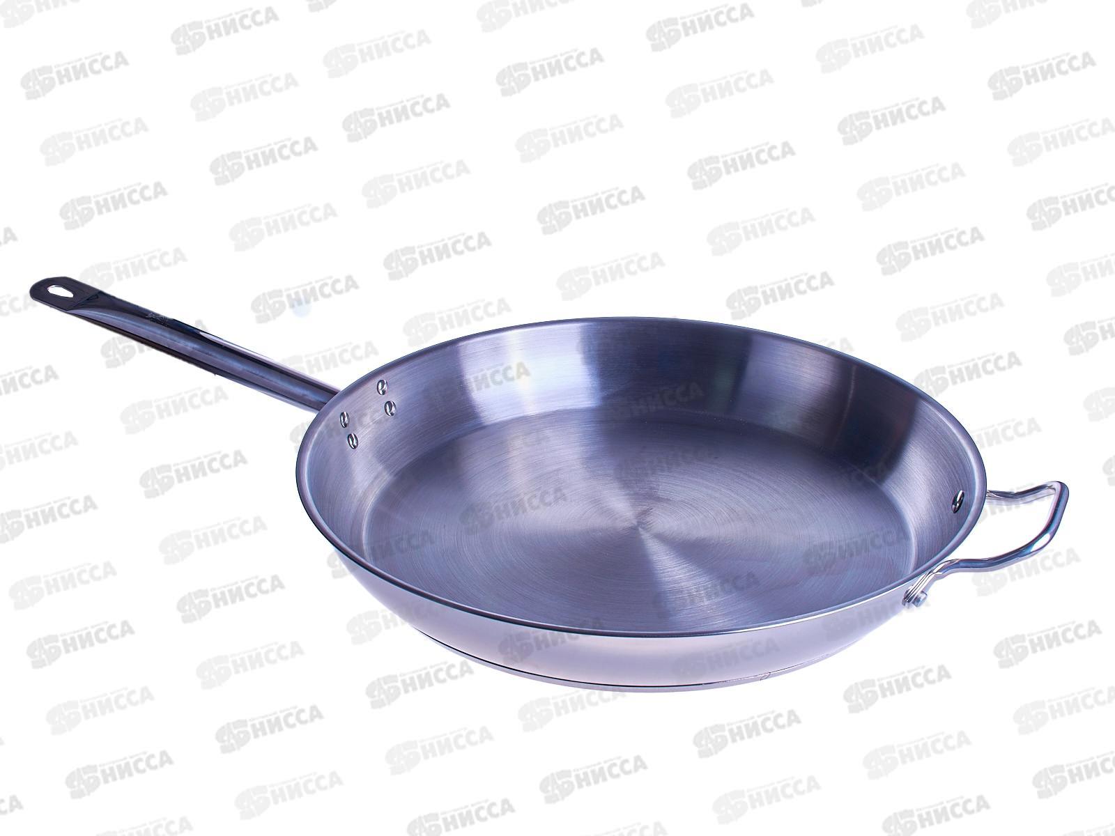 Сковорода 40см без крышки (общепит) корпус 0,8мм индукционное дно КТ-ОБ-СН-40