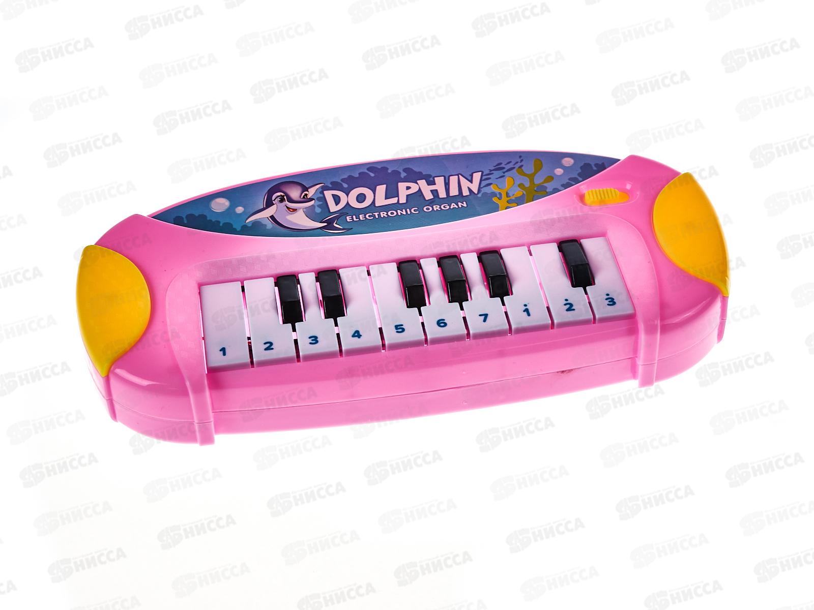 Пианино "Дельфинчик" 2290697, 22х3,5х11,5см в пакете