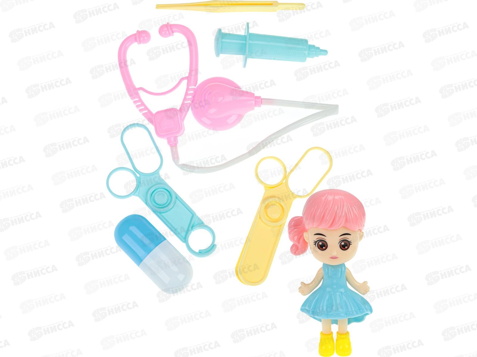 Игровой набор &quotЮный доктор&quot Y12558003 (6 деталей., мини куколка) пакет