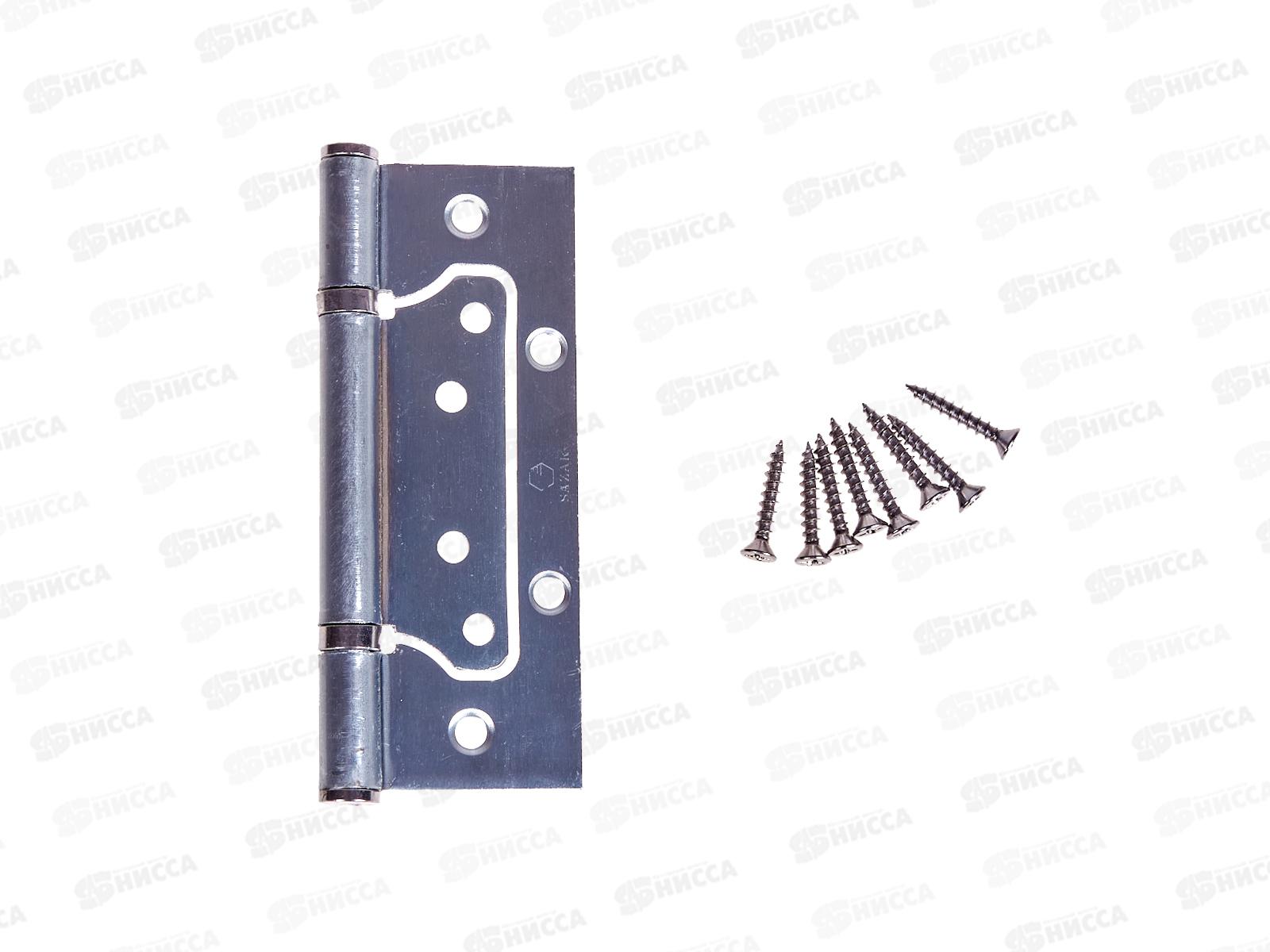 Петля без врезки 125*75*2,5 CP хром 2BB Сазар *2