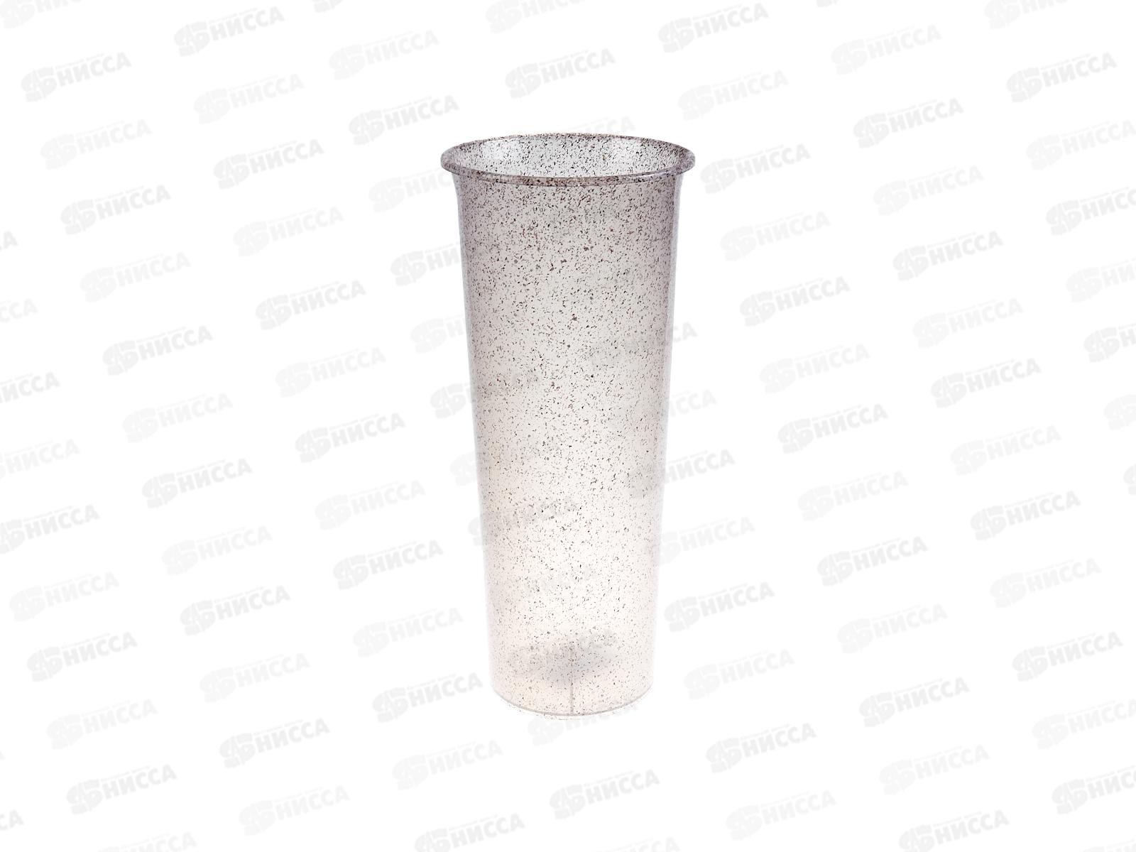 Ваза для цветов D110мм гранит светло-серый 221315521/02 *18