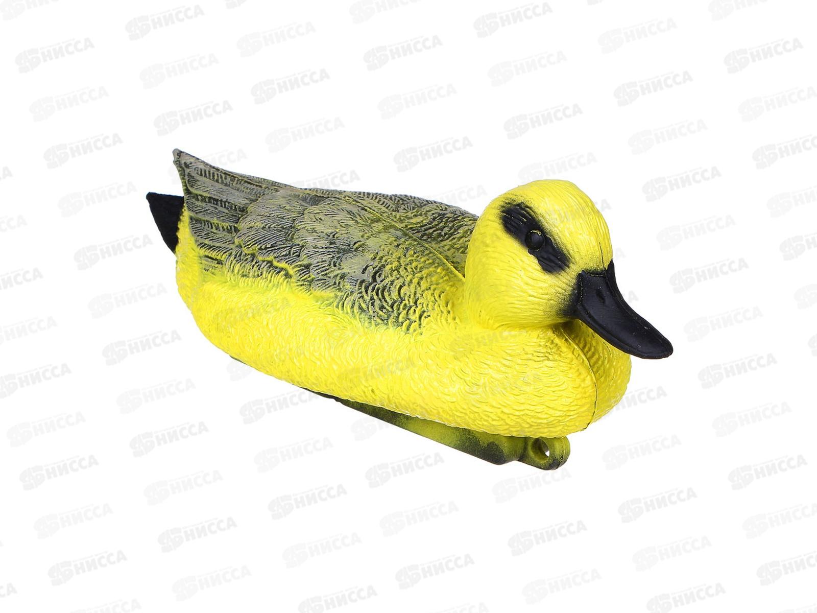Фигура садовая &quotУтка&quot желтая 30*13*12см 162-191 г