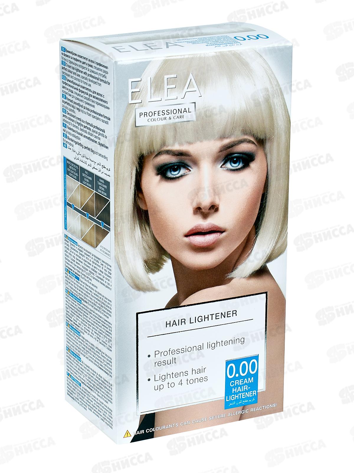 ELEA Prof.Color&Care осветлитель кремообразный №0.00 *20