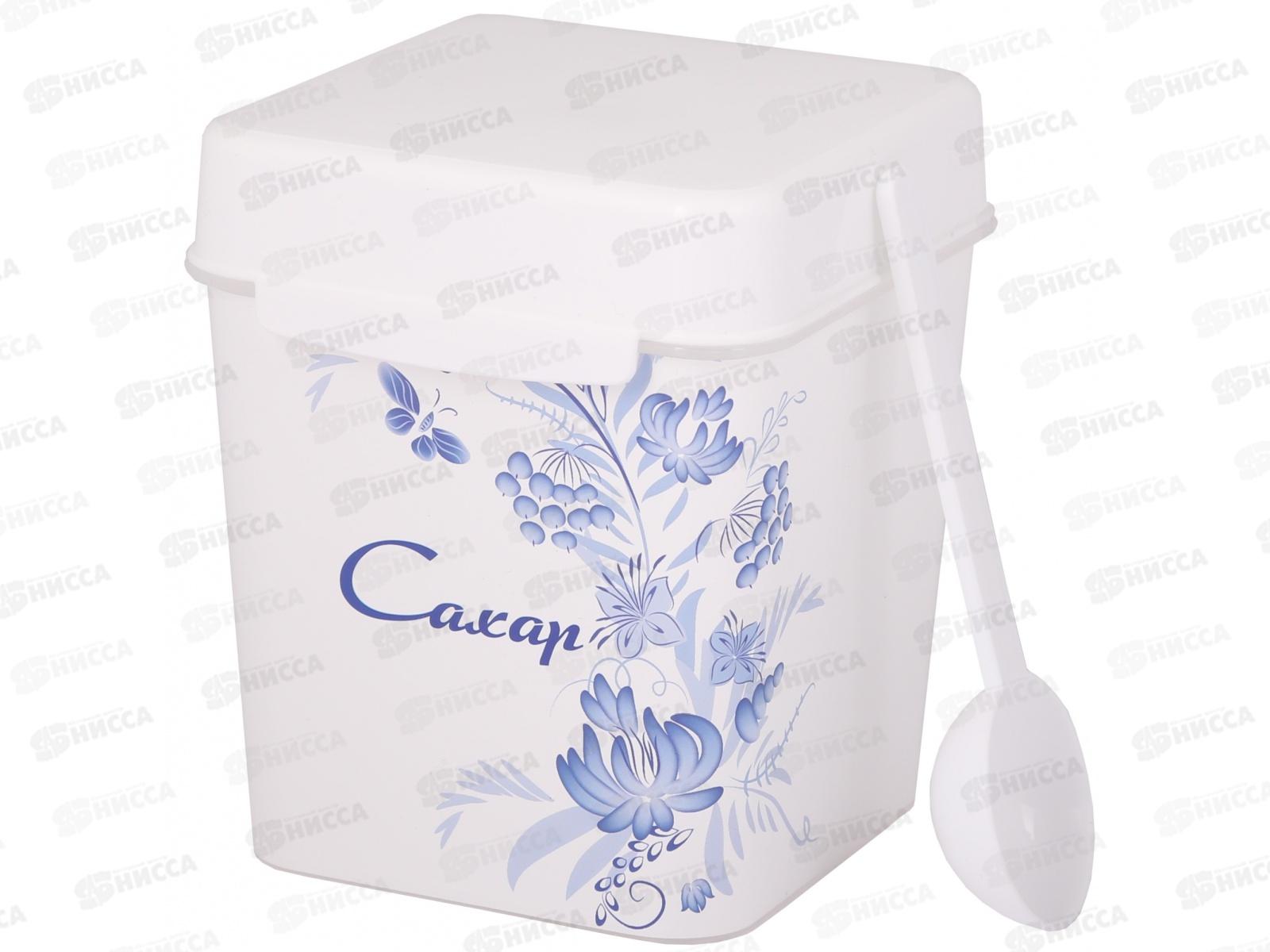 Емкость &quotШале&quot 1,2л (сахар) с ложкой М7808 *12